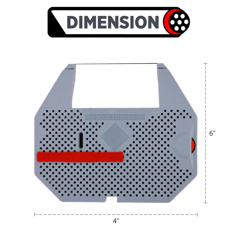 UBICON TE1800/1900 MICR Ribbons â€“ Compatible with Standard Register Series TE1916, TE1914, TE1916E Encoders â€“ High Yield Single Ribbon - Image 1